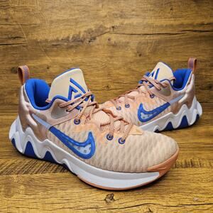 Nike Giannis Immortality Artic Orange Blue Lace up sneaker Mens 8 WMN 9.5